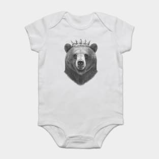 King bear Baby Bodysuit